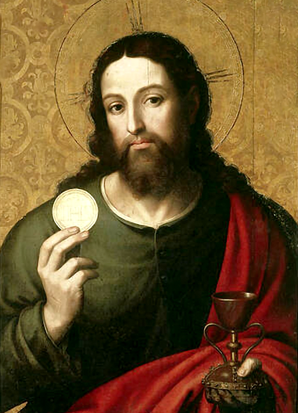 <성체를 드러내시는 그리스도> (Christ with the Host)