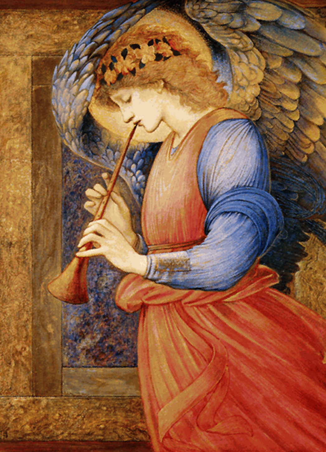 나팔을 부는 천사 (Angel Playing a Flageolet)