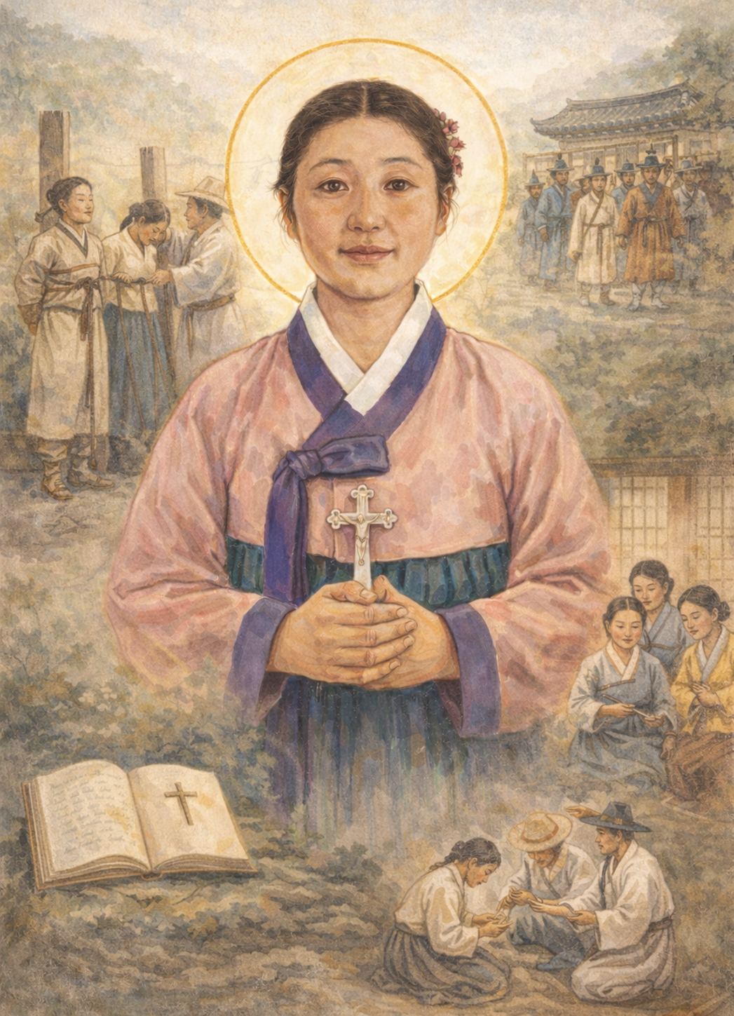 <성녀 김효임 골룸바 — 신앙의 증언과 동정의 길>