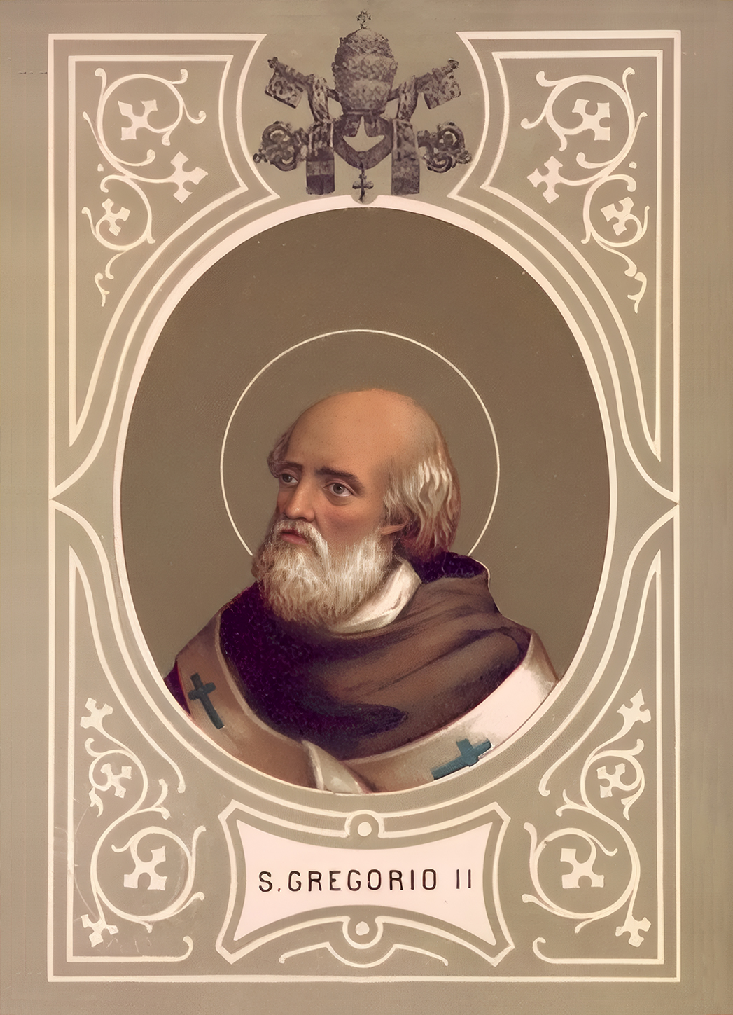 <성 그레고리오 2세 교황 (Saint Gregory II)>