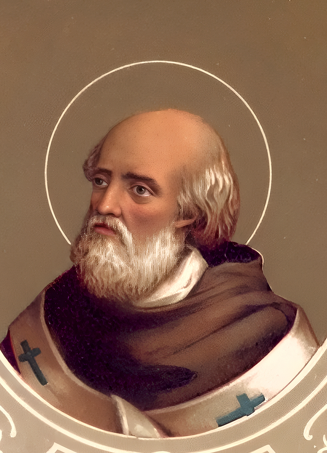 <성 그레고리오 2세 교황 (Saint Gregory II), 부분확대>