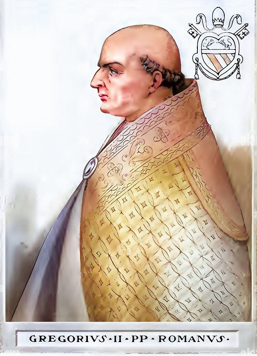 <성 그레고리오 2세 교황 (Saint Gregory II)>
