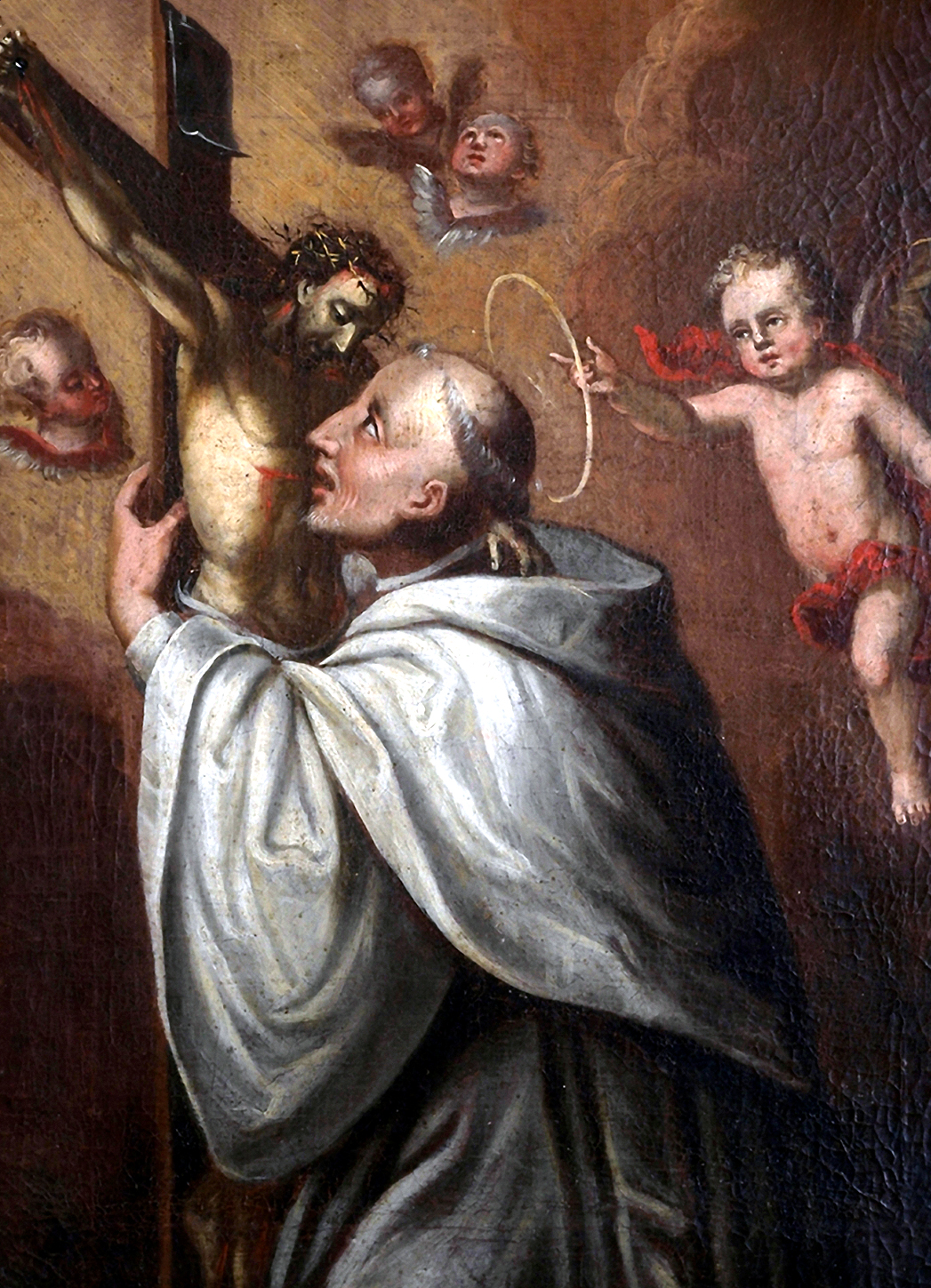 <십자가를 껴안는 성 베르나르도 (Saint Bernard Embracing the Crucifix)>