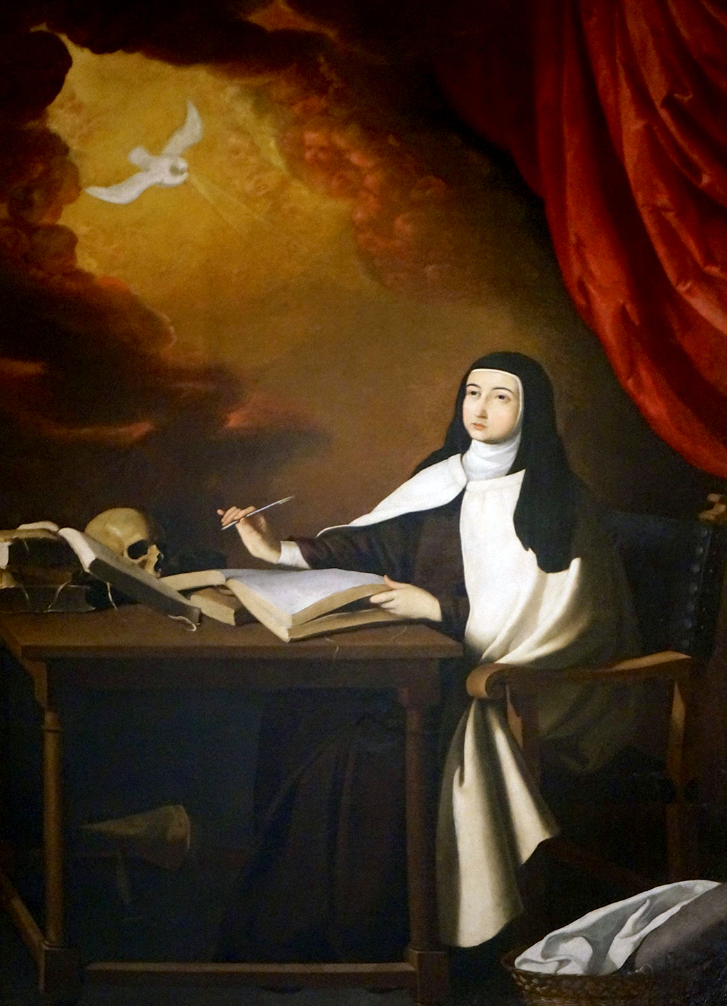 <집필하는 성녀 아빌라의 데레사(Saint Teresa of Ávila Writing under the Inspiration of the Holy Spirit)>