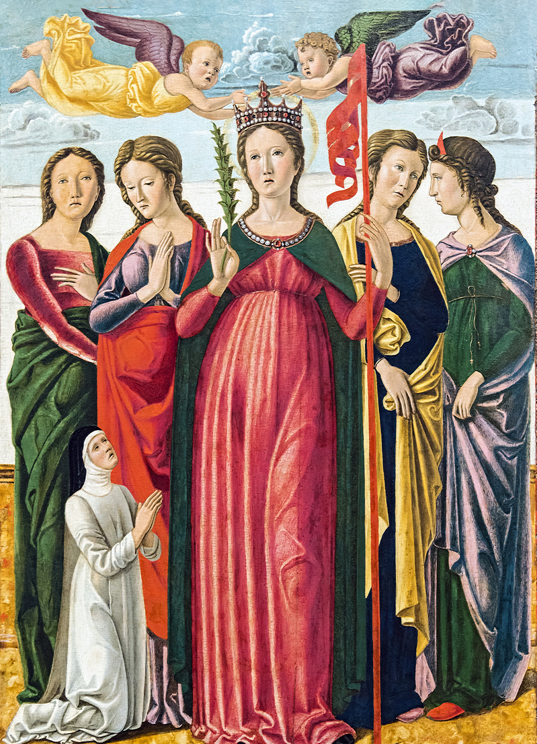 <성녀 우르술라와 네 명의 성녀(Saint Ursula with Four Virgin Saints)>