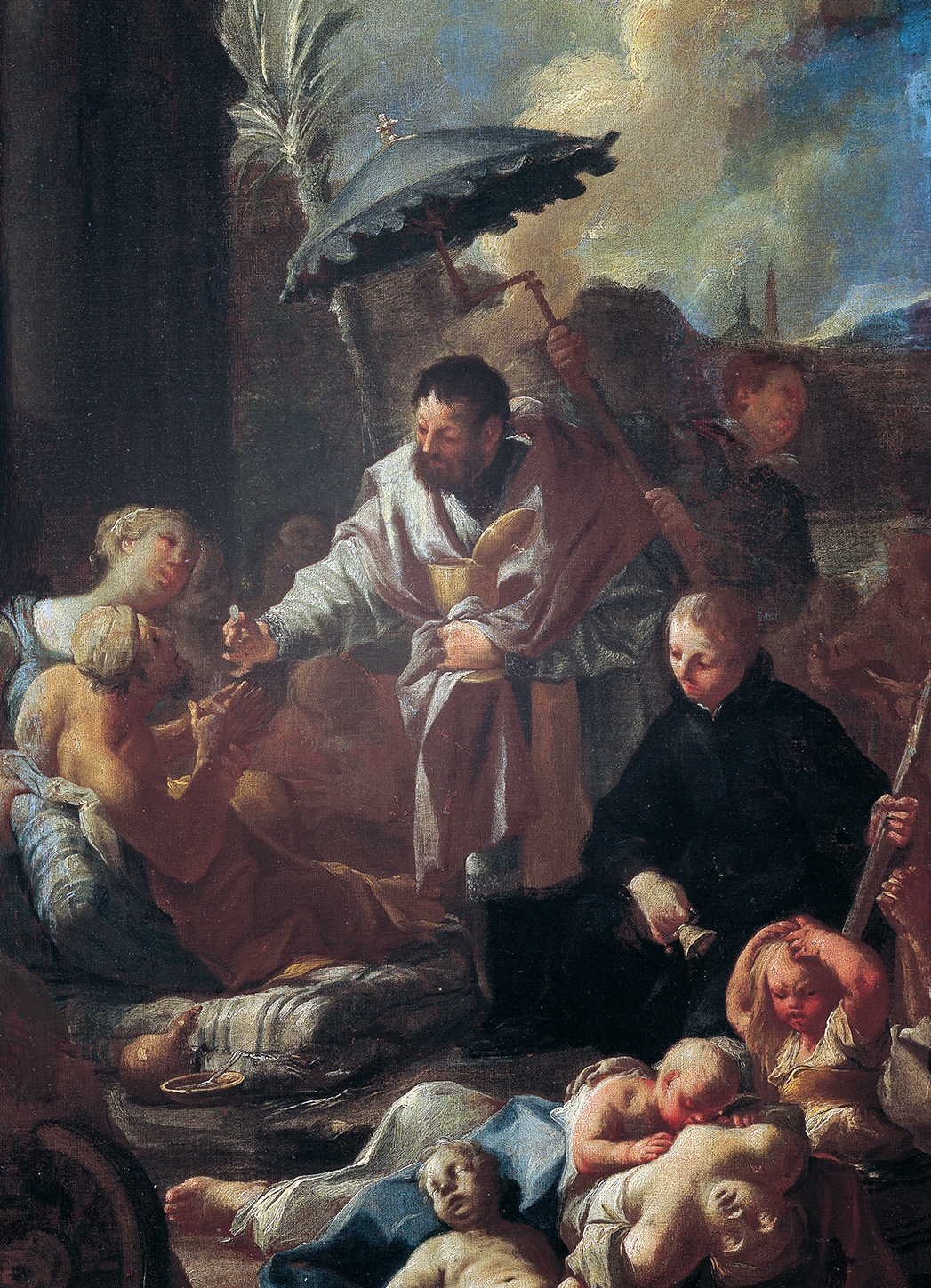 <인도 고아에서 페스트 환자들을 돌보는 성 프란치스코 하비에르(Saint Francis Xavier Caring for Plague Victims in Goa)>