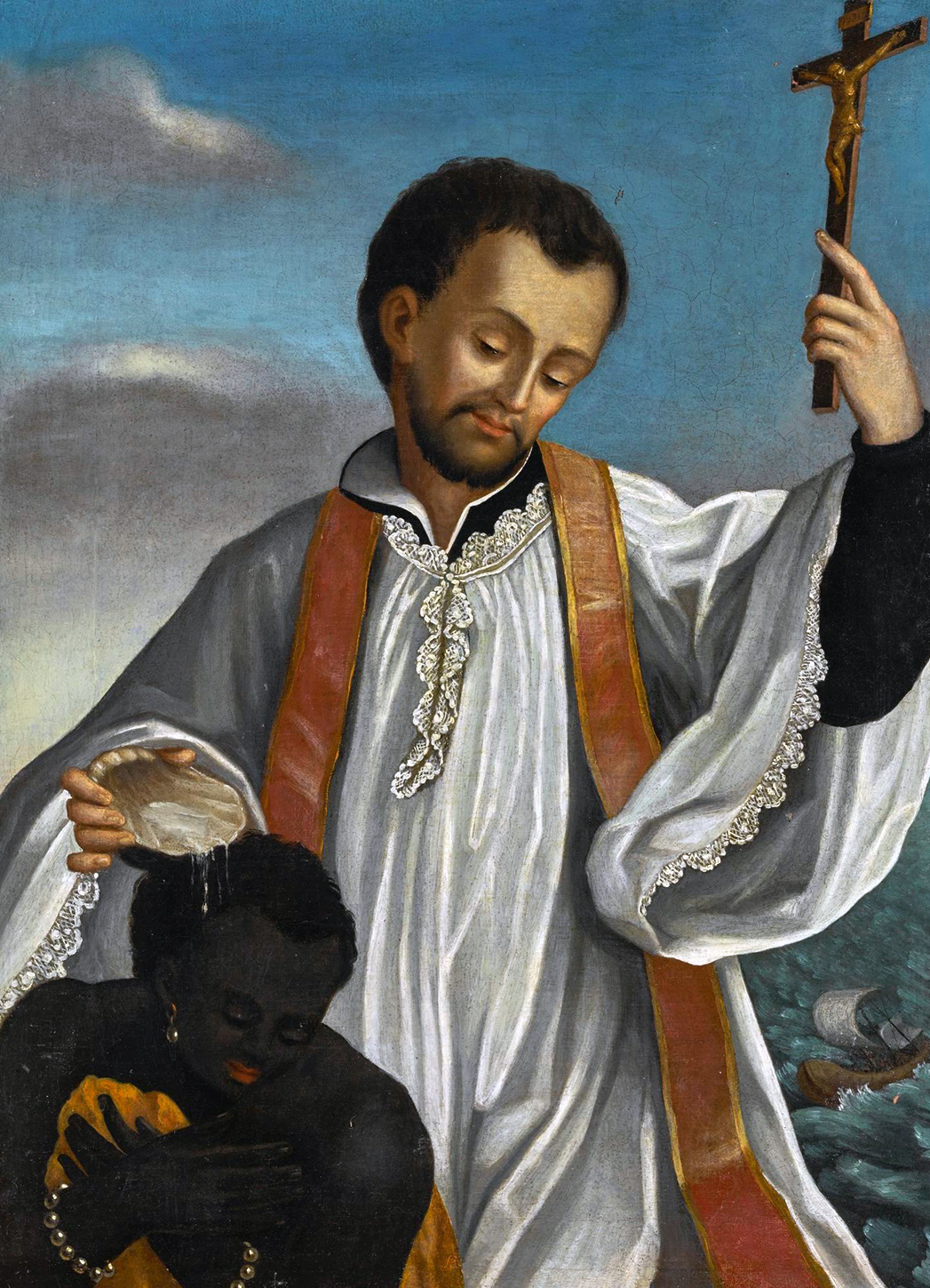 <파라바족에게 세례를 주는 성 프란치스코 하비에르(Saint Francis Xavier Baptizing a Parava Convert)>