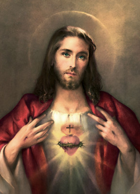 <예수 성심 (The Sacred Heart of Jesus)>