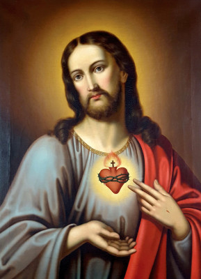 <예수 성심 (The Sacred Heart of Jesus)>