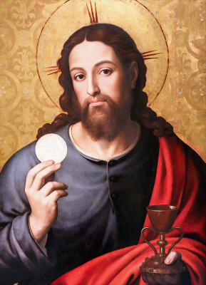 <성체를 드러내시는 그리스도> (Christ Holding the Eucharist)