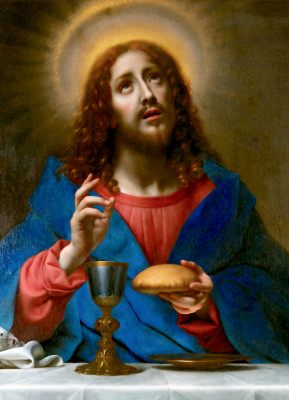<빵과 포도주를 축복하시는 그리스도> (Our Saviour Blessing the Bread and Wine)