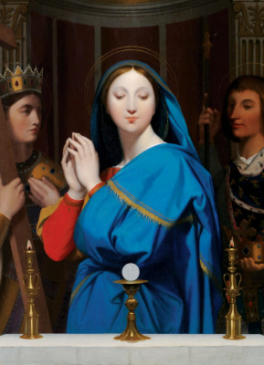 <성체를 경배하는 성모> (The Virgin Adoring the Host)