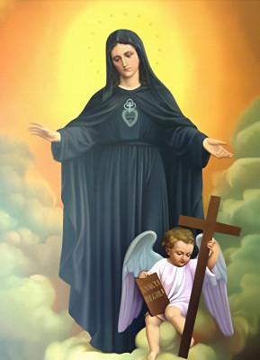 <고난회 수도복의 성모 (Our Lady in the Habit of the Passionist Order)>
