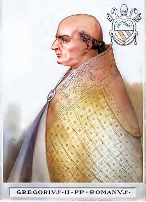<성 그레고리오 2세 교황 (Saint Gregory II)>
