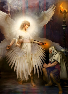 <이사야와 세라핌(Isaiah and the Seraphim)>