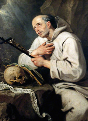 <십자가를 껴안은 성 브루노(St. Bruno Embracing the Crucifix)>