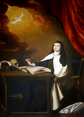<집필하는 성녀 아빌라의 데레사(Saint Teresa of Ávila Writing under the Inspiration of the Holy Spirit)>