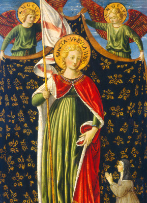 <두 천사와 봉헌자가 있는 성녀 우르술라(Saint Ursula with Two Angels and Donor)>