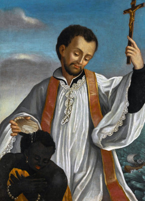 <파라바족에게 세례를 주는 성 프란치스코 하비에르(Saint Francis Xavier Baptizing a Parava Convert)>